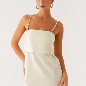 Peppermayo Andres mini dress - butter